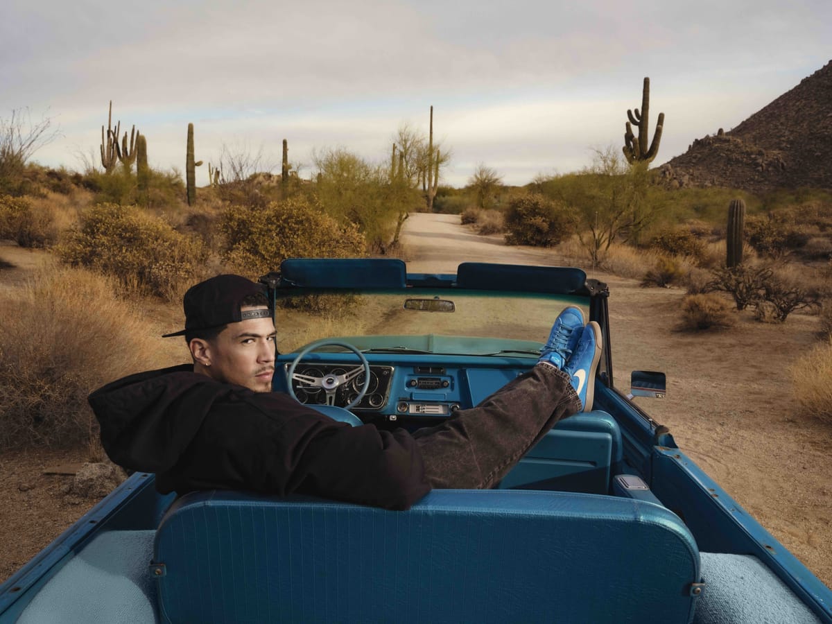 Devin Booker and Nike Team Up with Chevrolet for Classic Car-Inspired Sneaker Drop