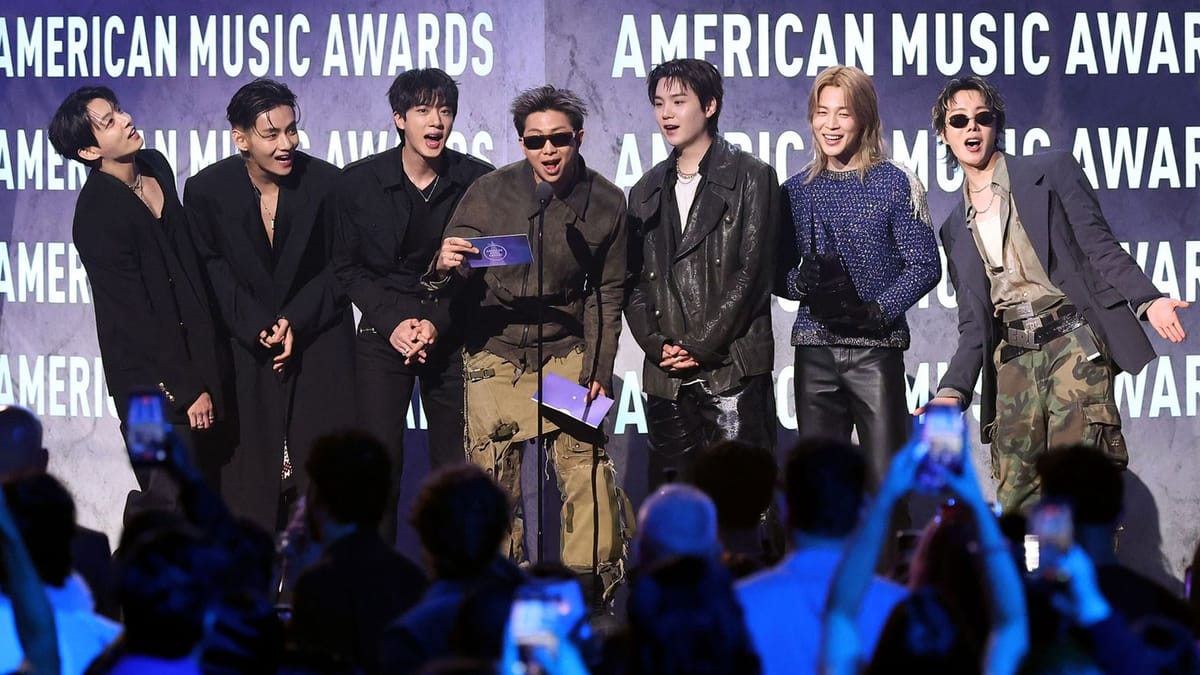 BTS Win Artist of the Year at the 2026 American Music Awards
