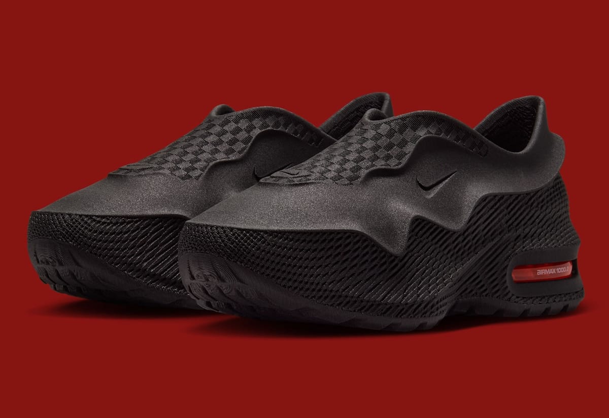 Nike Air Max 1000.2 'Black/Hyper Crimson' Releases for $179