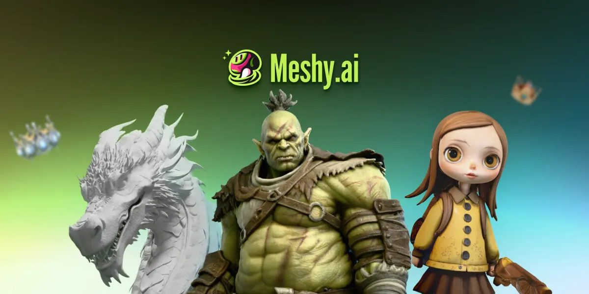 Meshy Raises $400 Million at a $1.5 Billion Valuation in Largest AI 3D Round
