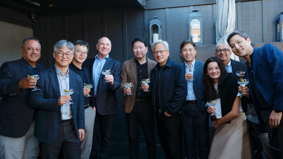 SK Group and Nvidia Announce $500 Billion-Plus AI Infrastructure Partnership
