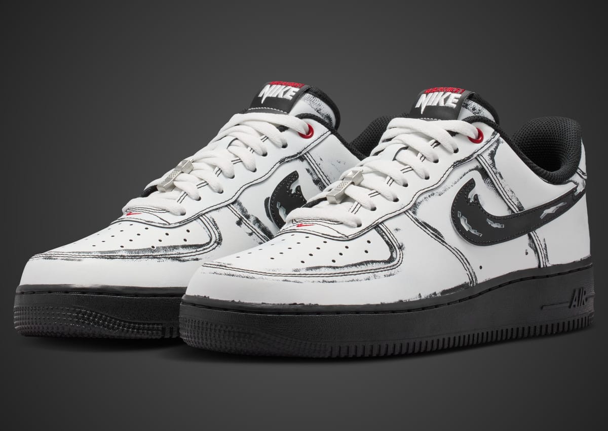 Nike Air Force 1 Low "Scream" Brings Horror Movie Details to Halloween 2026