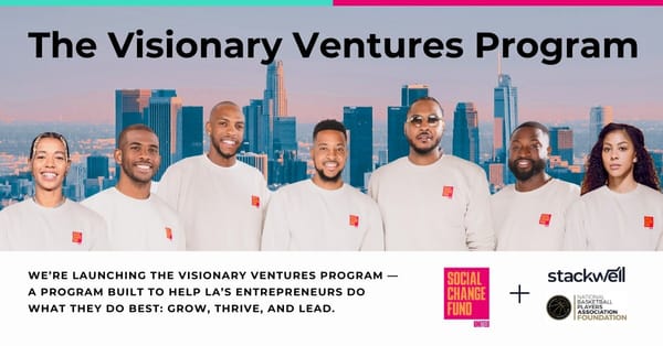 NBA Legends Team Up with Stackwell to Launch Visionary Ventures Program for LA Small Businesses