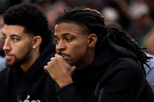 Ja Morant, traded by the Memphis Grizzlies to the Portland Trail Blazers