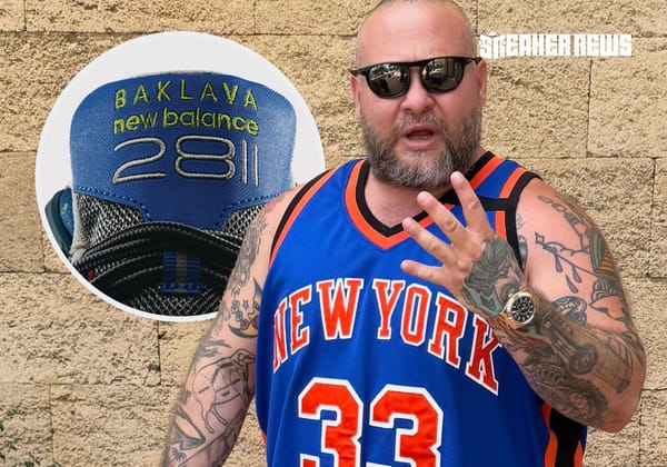 Action Bronson New Balance 2811 Baklava signature shoe