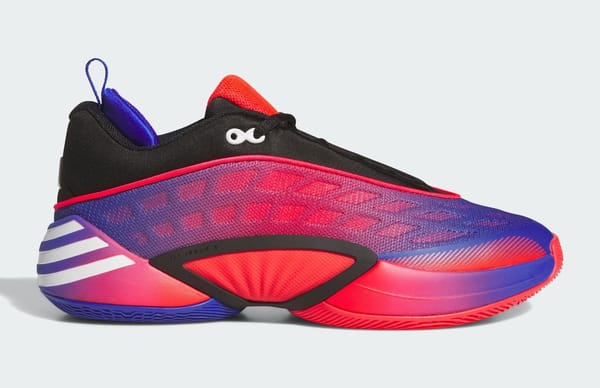 adidas DON Issue 8 Spida-Man in red, blue, and black