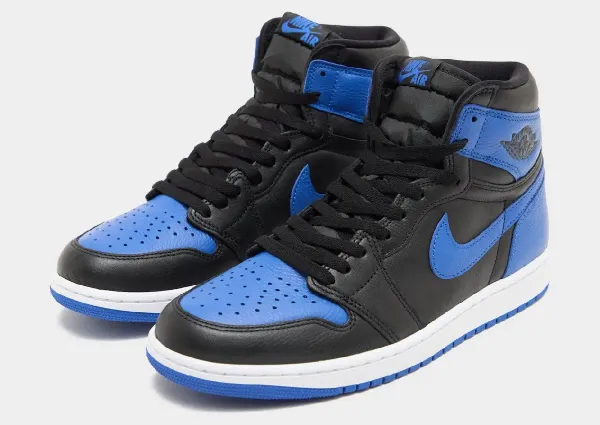 Air Jordan 1 Retro High OG "Royal" 2026 in Black/Royal-White, style code IQ5495-005