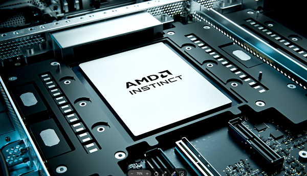 AMD Advancing AI 2026 keynote presenting Instinct MI400 GPUs and Helios rack systems.