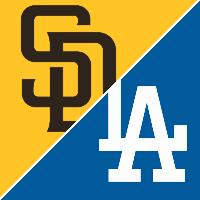 Padres at Dodgers matchup graphic for July 5, 2026