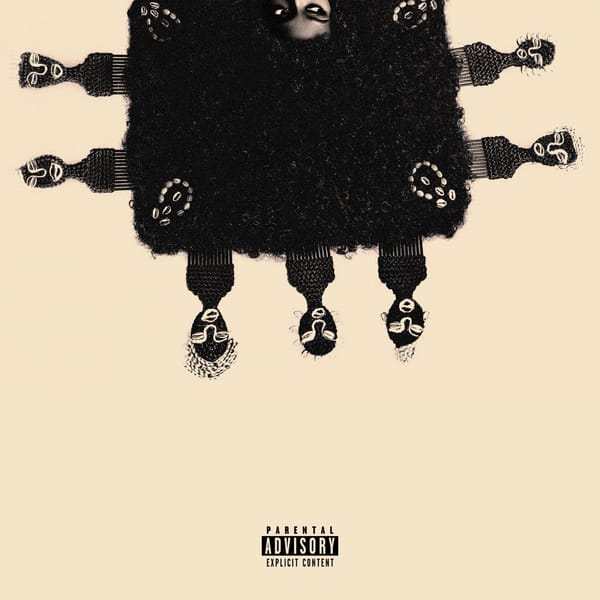 Rapsody's "God Gotta Afro & Gold Hoops" album cover art