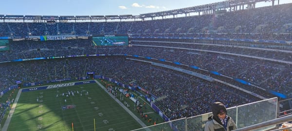 New York Giants game at MetLife Stadium