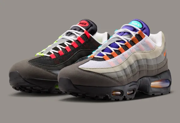 Nike Air Max 95 Big Bubble Greedy 2026 in Black/White-Volt, style code IM2211-001, lateral view