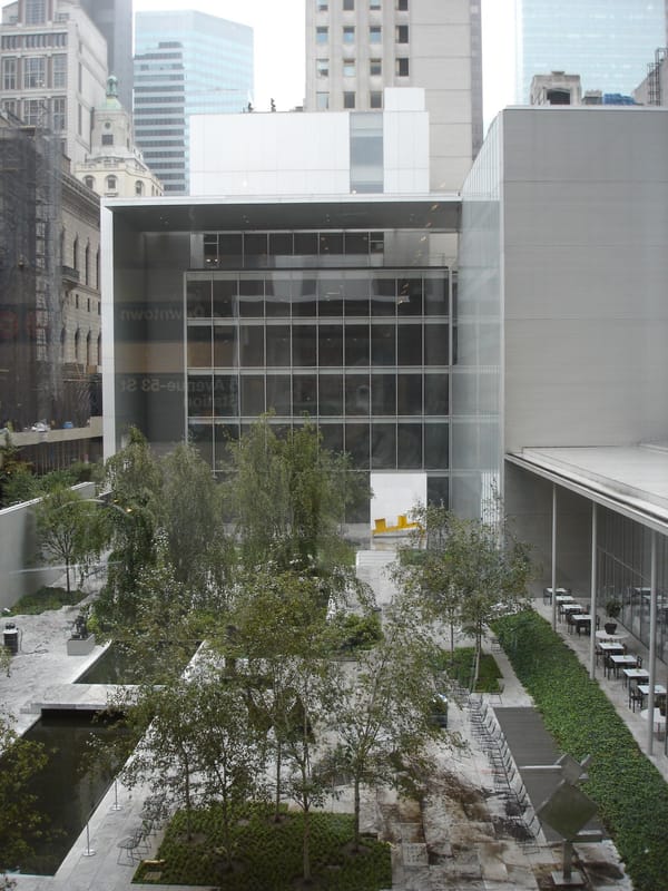 The Abby Aldrich Rockefeller Sculpture Garden at the Museum of Modern Art in New York